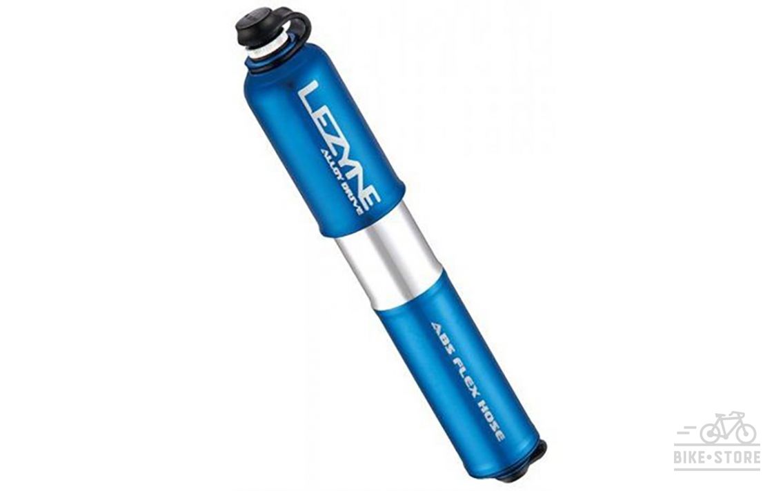 Насос Lezyne ALLOY DRIVE - S синій/HI GLOSS ручний